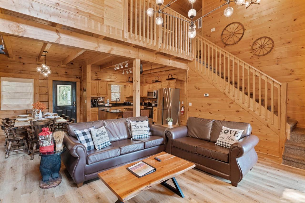 Mountain View 5 Bdrm Gatlinburg Cabin Near Downtown Arts Extérieur photo