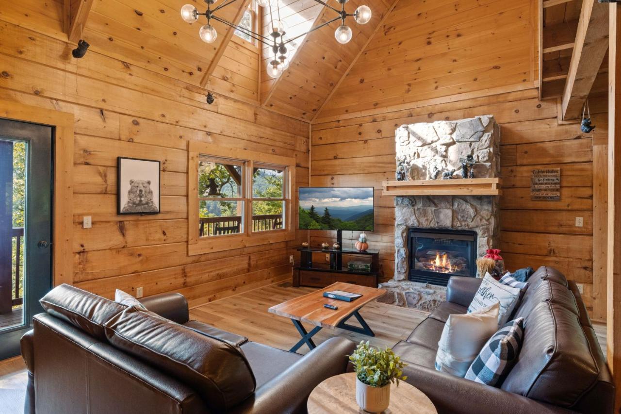 Mountain View 5 Bdrm Gatlinburg Cabin Near Downtown Arts Extérieur photo